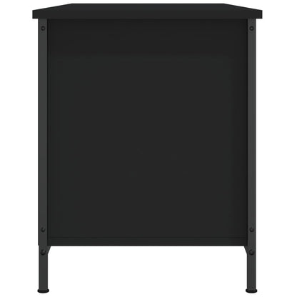 Mobile Porta TV Nero 100x40x50 cm in Legno Multistrato - homemem39