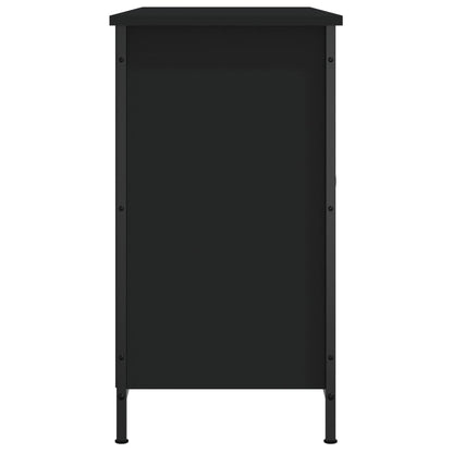 Mobile Porta TV Nero 100x35x65 cm in Legno Multistrato - homemem39