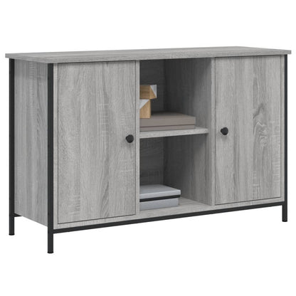 Mobile TV Grigio Sonoma 100x35x65 cm in Legno Multistrato - homemem39