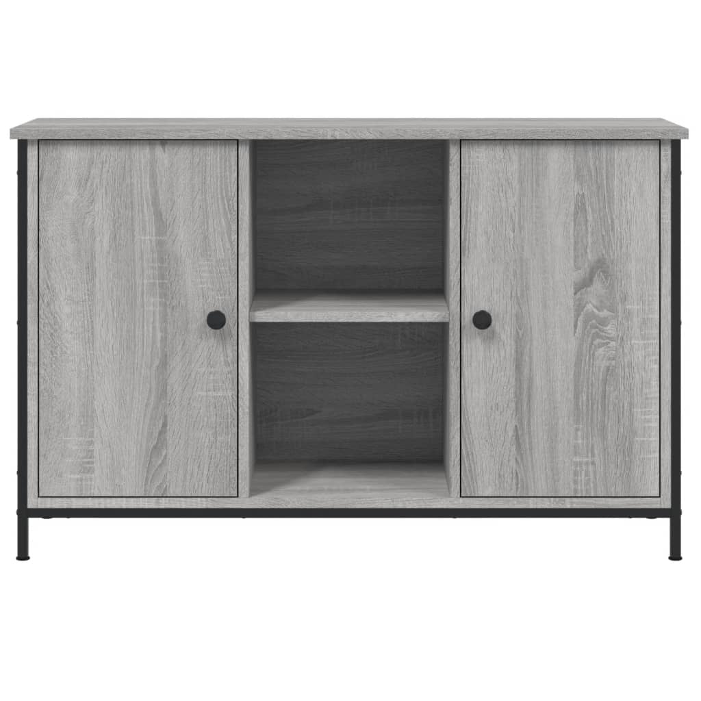 Mobile TV Grigio Sonoma 100x35x65 cm in Legno Multistrato - homemem39