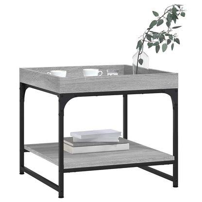Tavolino Salotto Grigio Sonoma 49,5x49,5x45cm Legno Multistrato | homemem39