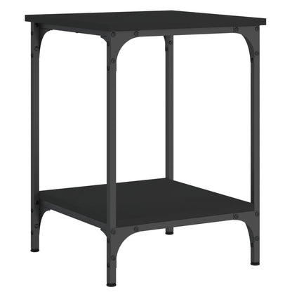 Tavolino da Salotto Nero 40x40x55 cm in Legno Multistrato | homemem39