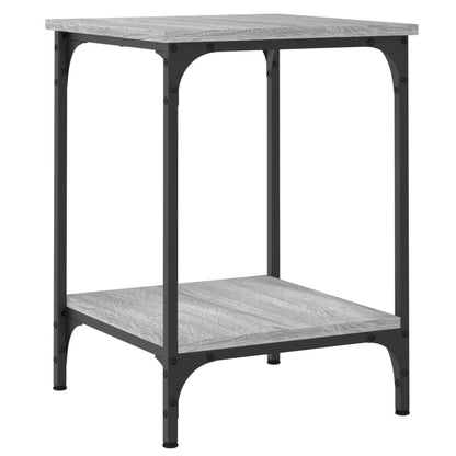 Tavolino da Salotto Grigio Sonoma 40x40x55 cm Legno Multistrato | homemem39