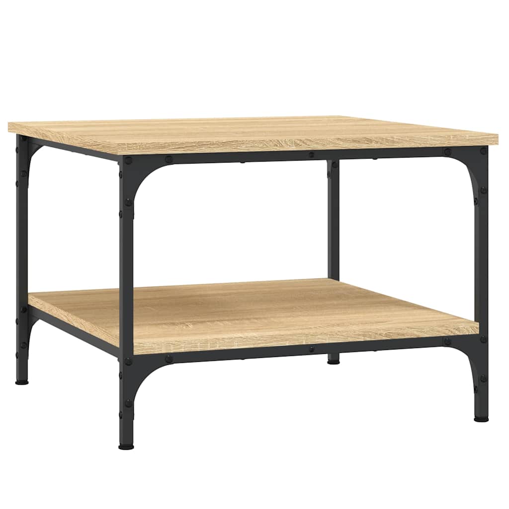 Tavolino da Salotto Rovere Sonoma 55x55x40 cm Legno Multistrato | homemem39