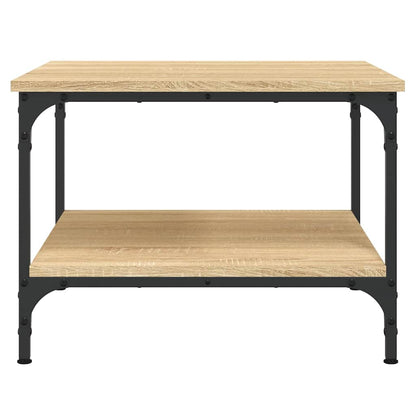 Tavolino da Salotto Rovere Sonoma 55x55x40 cm Legno Multistrato
