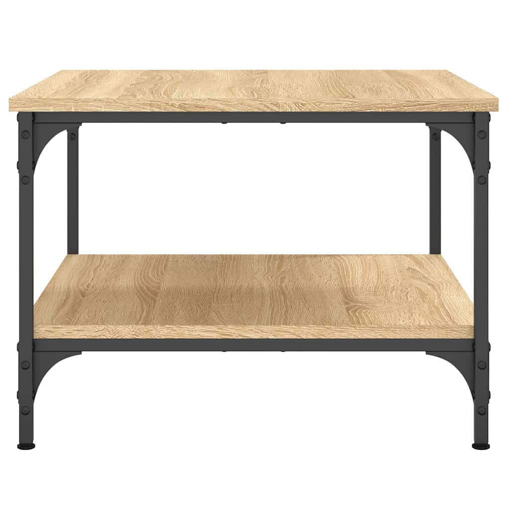Tavolino da Salotto Rovere Sonoma 55x55x40 cm Legno Multistrato