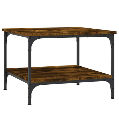 Tavolino da Salotto Rovere Fumo 55x55x40cm in Legno Multistrato | homemem39