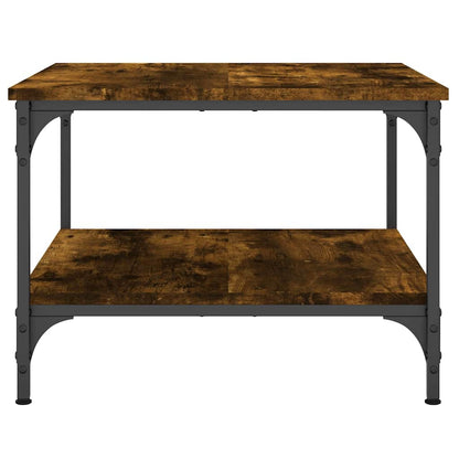 Tavolino da Salotto Rovere Fumo 55x55x40cm in Legno Multistrato | homemem39