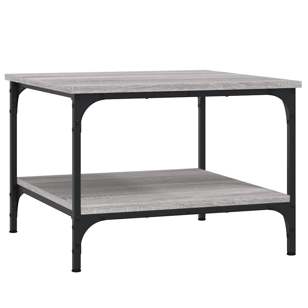 Tavolino da Salotto Grigio Sonoma 55x55x40 cm Legno Multistrato | homemem39