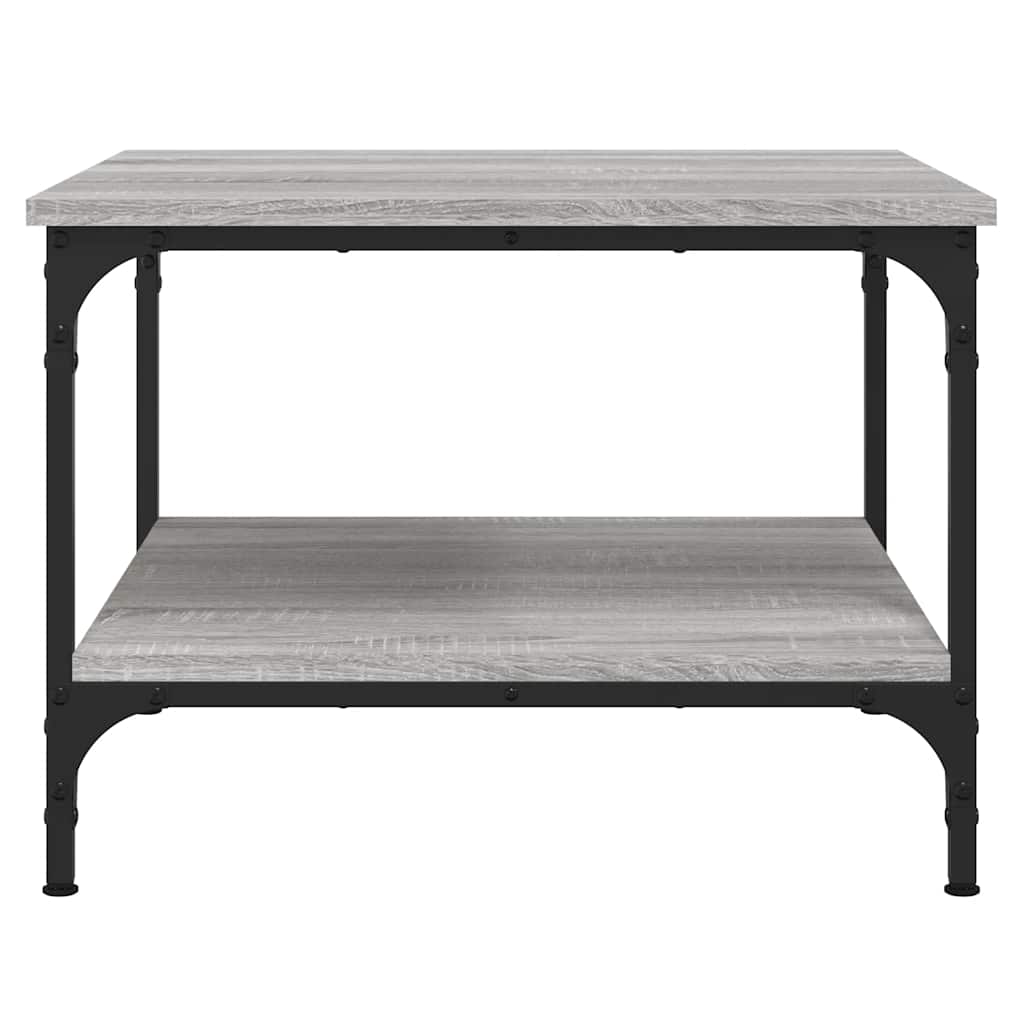 Tavolino da Salotto Grigio Sonoma 55x55x40 cm Legno Multistrato