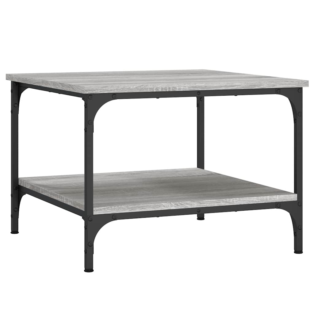 Tavolino da Salotto Grigio Sonoma 55x55x40 cm Legno Multistrato | homemem39