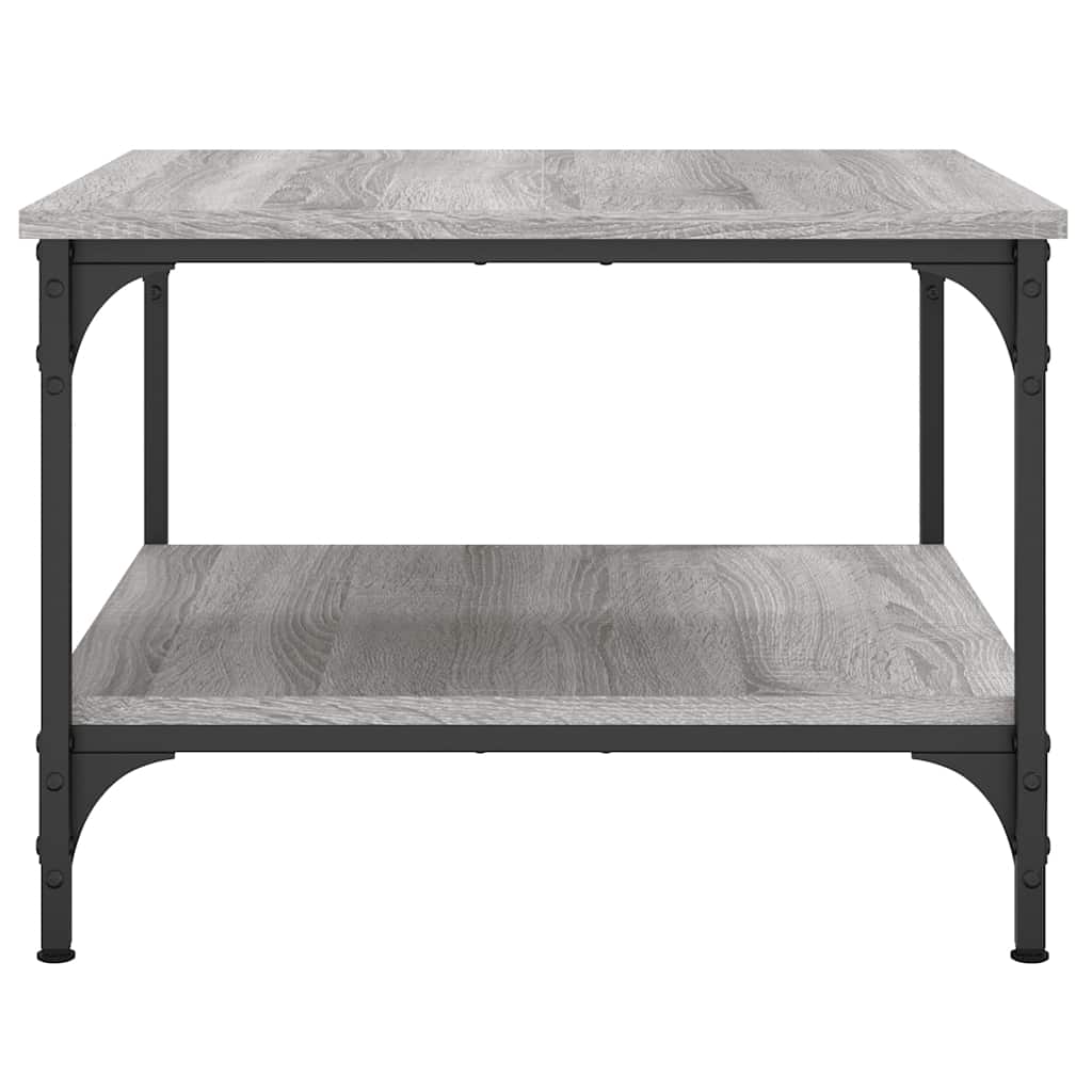 Tavolino da Salotto Grigio Sonoma 55x55x40 cm Legno Multistrato | homemem39