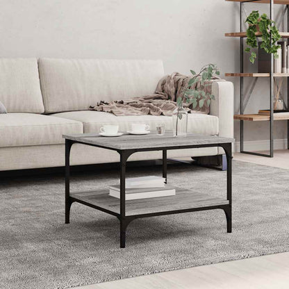 Tavolino da Salotto Grigio Sonoma 55x55x40 cm Legno Multistrato | homemem39
