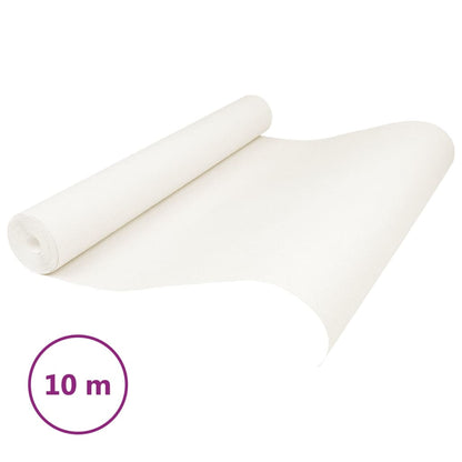 Carta da Parati 3D Crema Solido 10x0,53 m Non Tessuto - homemem39