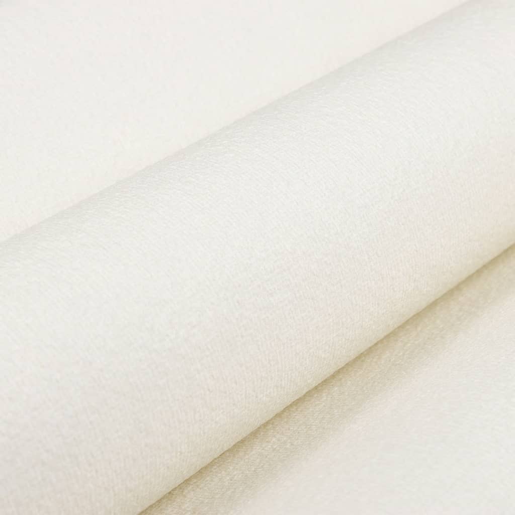 Carta da Parati 3D Crema Solido 10x0,53 m Non Tessuto - homemem39