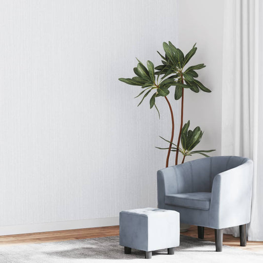 Carta da Parati 3D Grigio Solido 10x0,53 m Non Tessuto - homemem39