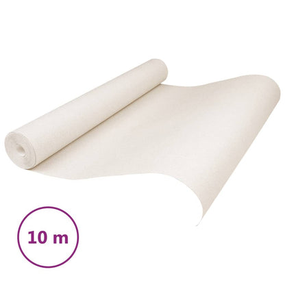 Carta da Parati 3D Crema Solido 10x0,53 m Non Tessuto - homemem39