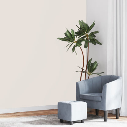 Carta da Parati 3D Crema Solido 10x0,53 m Non Tessuto - homemem39