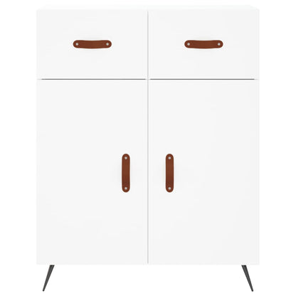 Credenza Bianca 69,5x34x90 cm in Legno Multistrato - homemem39