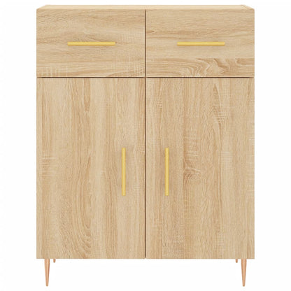 Credenza Rovere Sonoma 69,5x34x90 cm in Legno Multistrato - homemem39