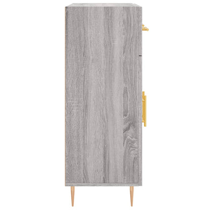 Credenza Grigio Sonoma 69,5x34x90 cm in Legno Multistrato
