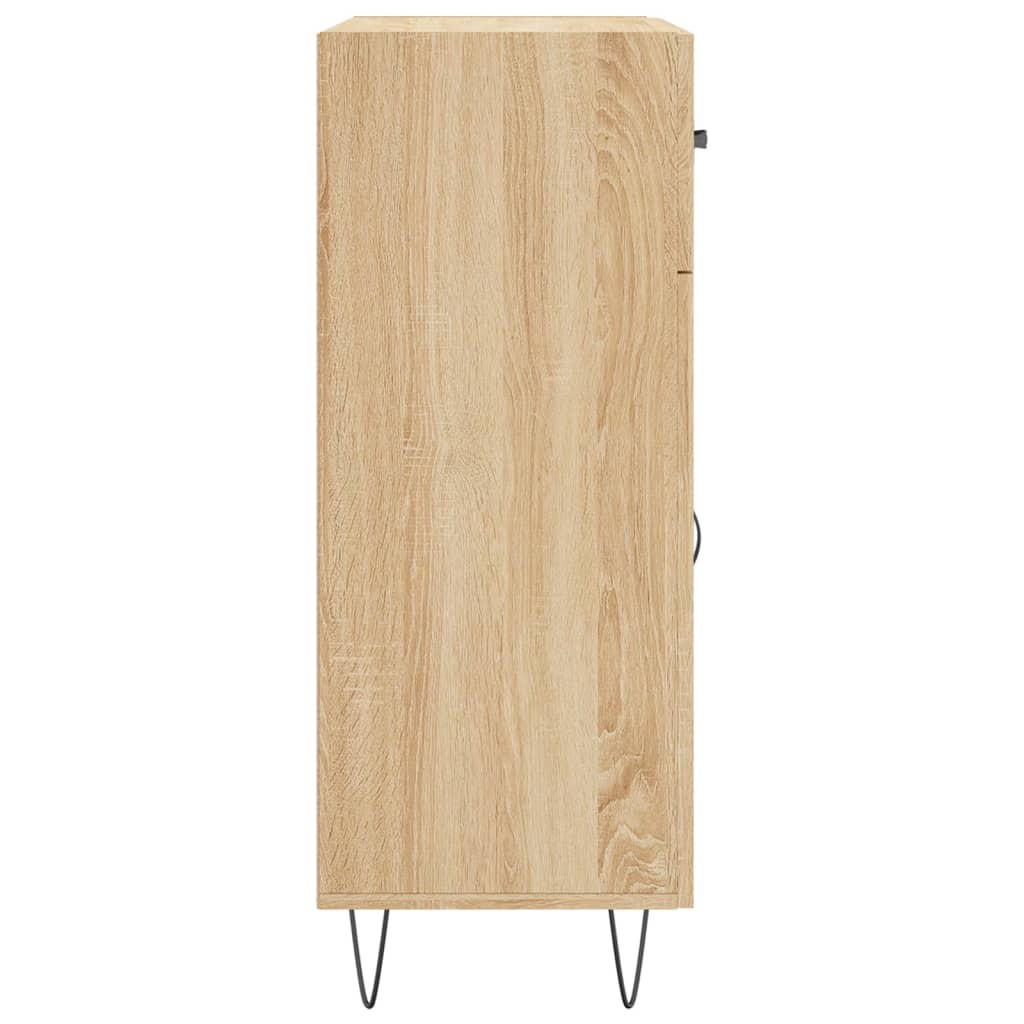 Credenza Rovere Sonoma 69,5x34x90 cm in Legno Multistrato