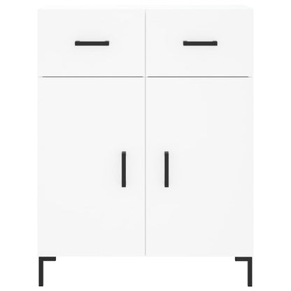 Credenza Bianca 69,5x34x90 cm in Legno Multistrato - homemem39