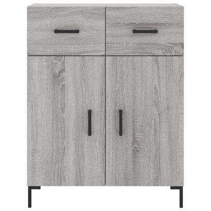 Credenza Grigio Sonoma 69,5x34x90 cm in Legno Multistrato - homemem39