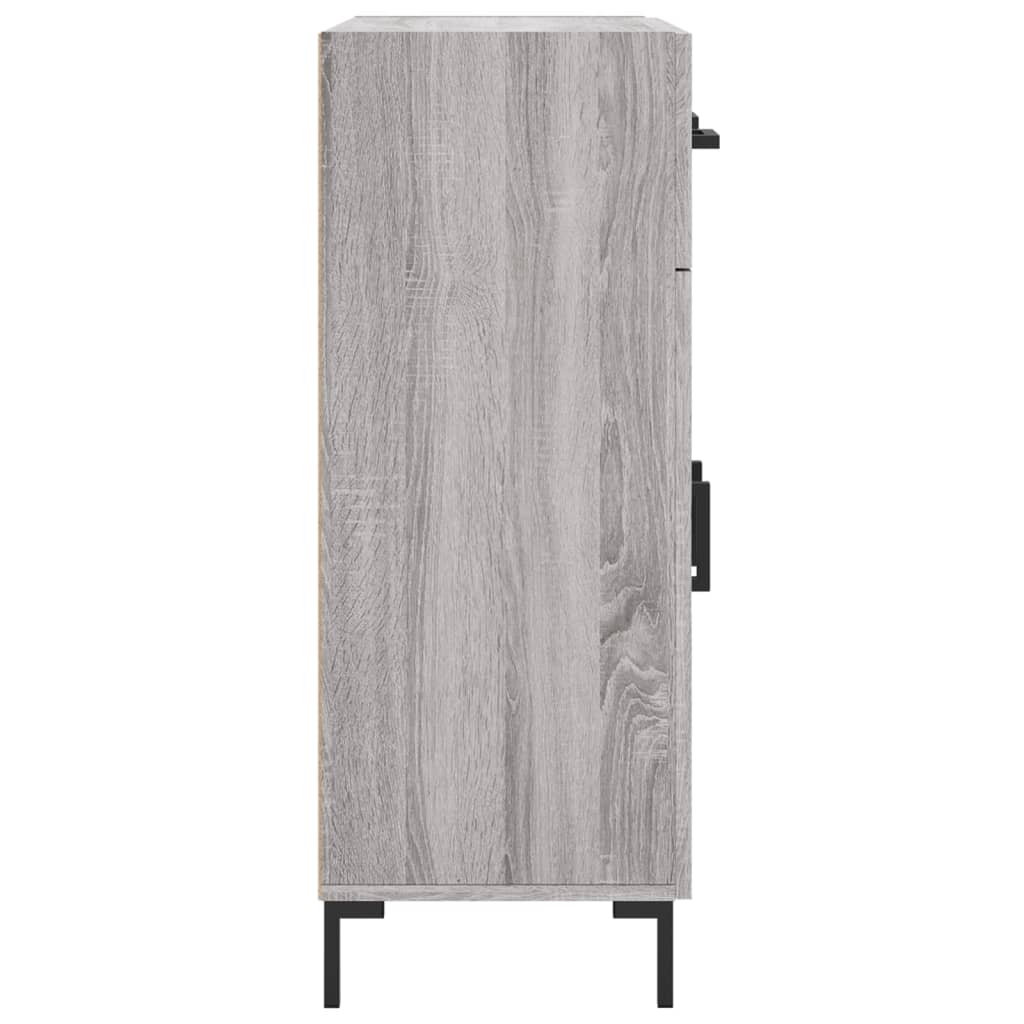 Credenza Grigio Sonoma 69,5x34x90 cm in Legno Multistrato - homemem39