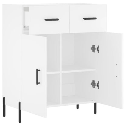 Credenza Bianca 69,5x34x90 cm in Legno Multistrato - homemem39