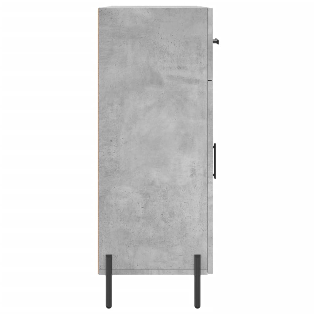 Credenza Grigio Cemento 69,5x34x90 cm in Legno Multistrato