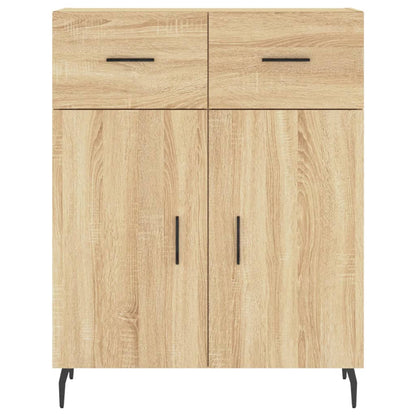 Credenza Rovere Sonoma 69,5x34x90 cm in Legno Multistrato - homemem39