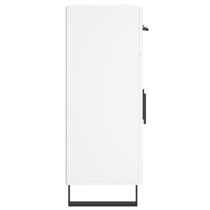 Credenza Bianca 69,5x34x90 cm in Legno Multistrato - homemem39