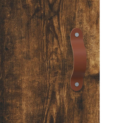 Mobile a Parete Rovere Fumo 69,5x34x90 cm