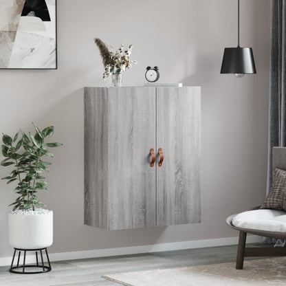 Mobile a Parete Grigio Sonoma 69,5x34x90 cm - homemem39