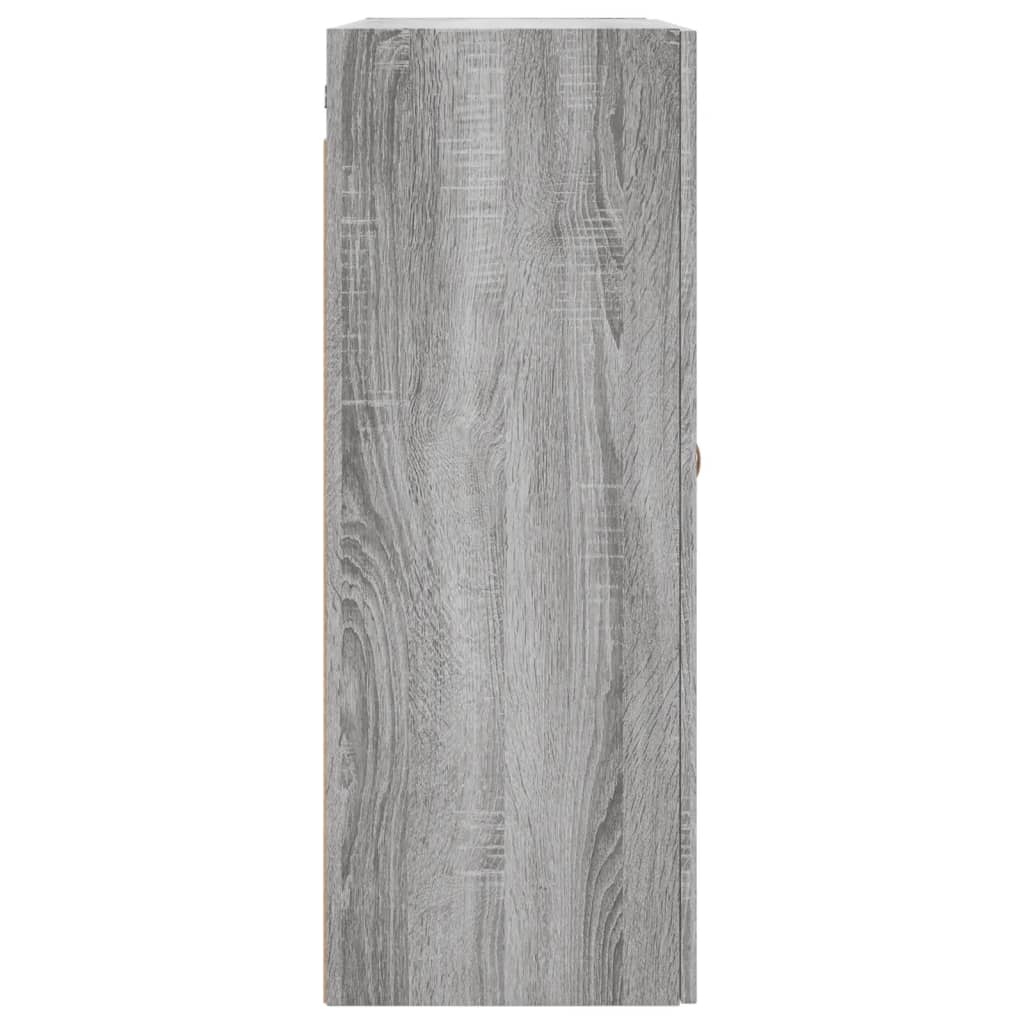 Mobile a Parete Grigio Sonoma 69,5x34x90 cm
