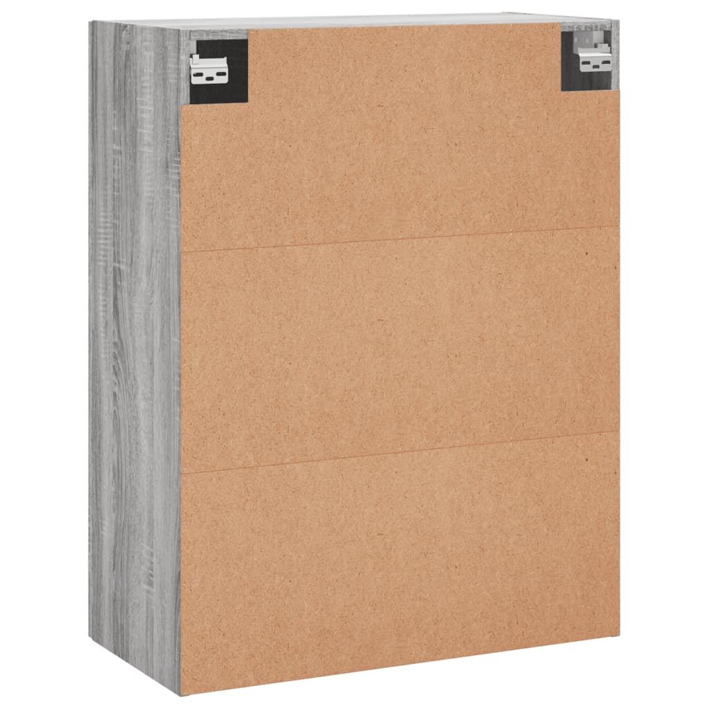 Mobile a Parete Grigio Sonoma 69,5x34x90 cm