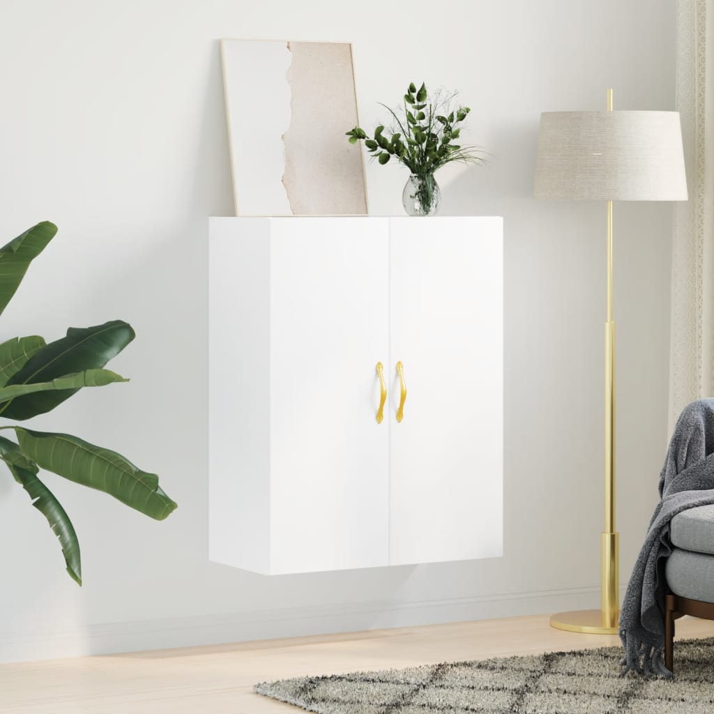 Mobile a Parete Bianco 69,5x34x90 cm