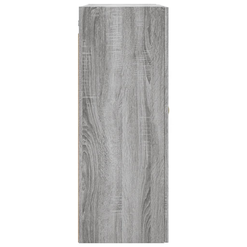 Mobile a Parete Grigio Sonoma 69,5x34x90 cm