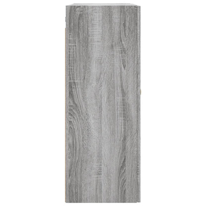 Mobile a Parete Grigio Sonoma 69,5x34x90 cm