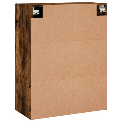 Mobile a Parete Rovere Fumo 69,5x34x90 cm