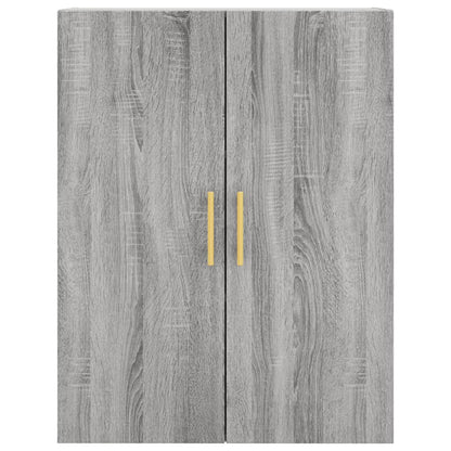 Mobile a Parete Grigio Sonoma 69,5x34x90 cm