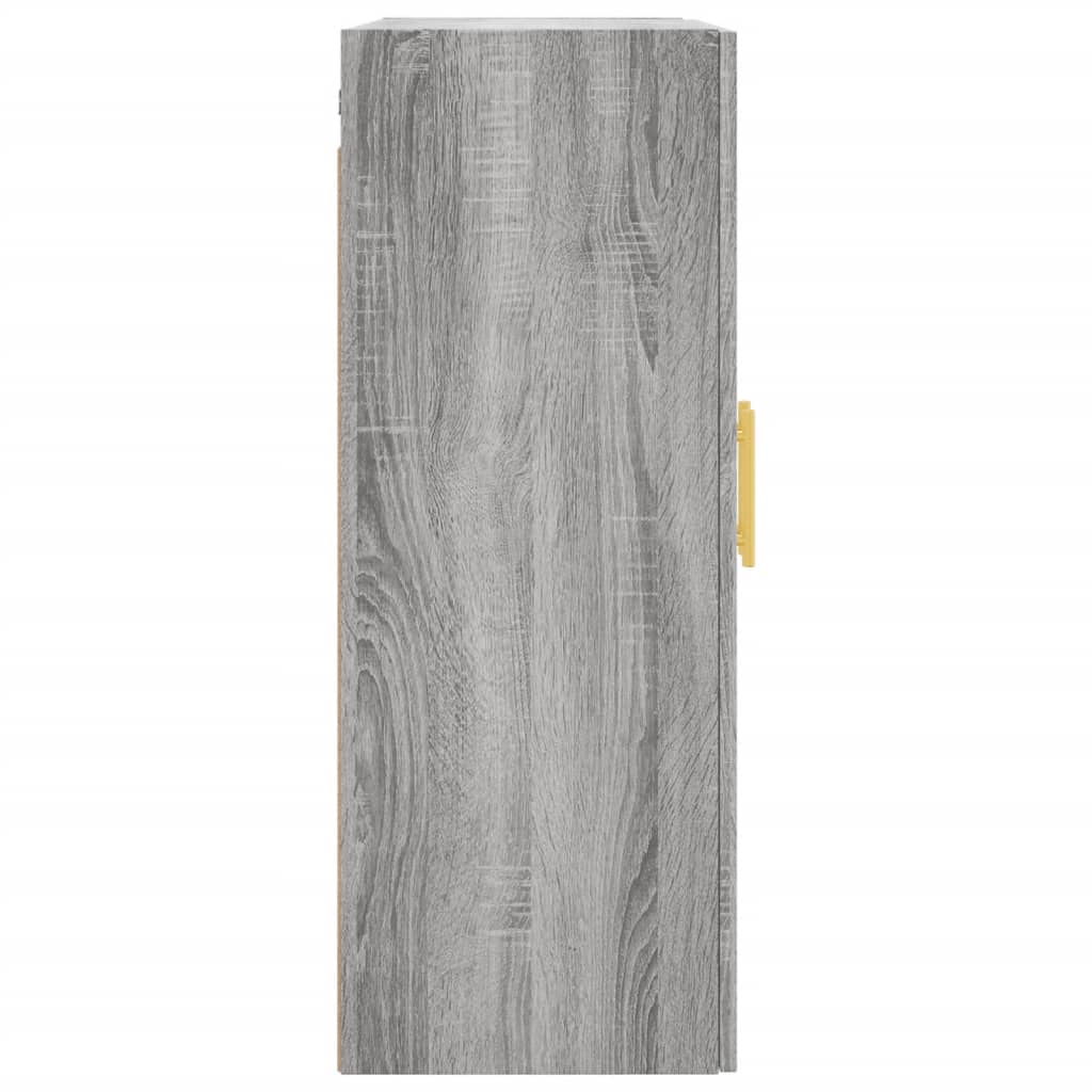 Mobile a Parete Grigio Sonoma 69,5x34x90 cm