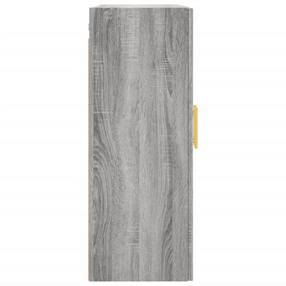 Mobile a Parete Grigio Sonoma 69,5x34x90 cm