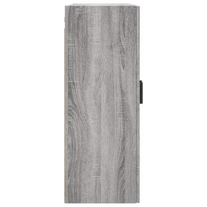 Mobile a Parete Grigio Sonoma 69,5x34x90 cm