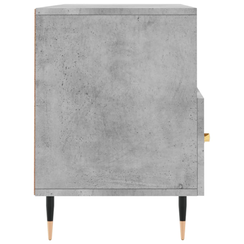 Mobile Porta TV Grigio Cemento 102x36x50 cm Legno Multistrato - homemem39