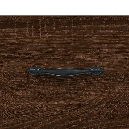 Mobile TV Rovere Marrone 102x36x50 cm in Legno Multistrato - homemem39