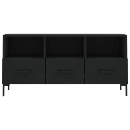 Mobile Porta TV Nero 102x36x50 cm in Legno Multistrato