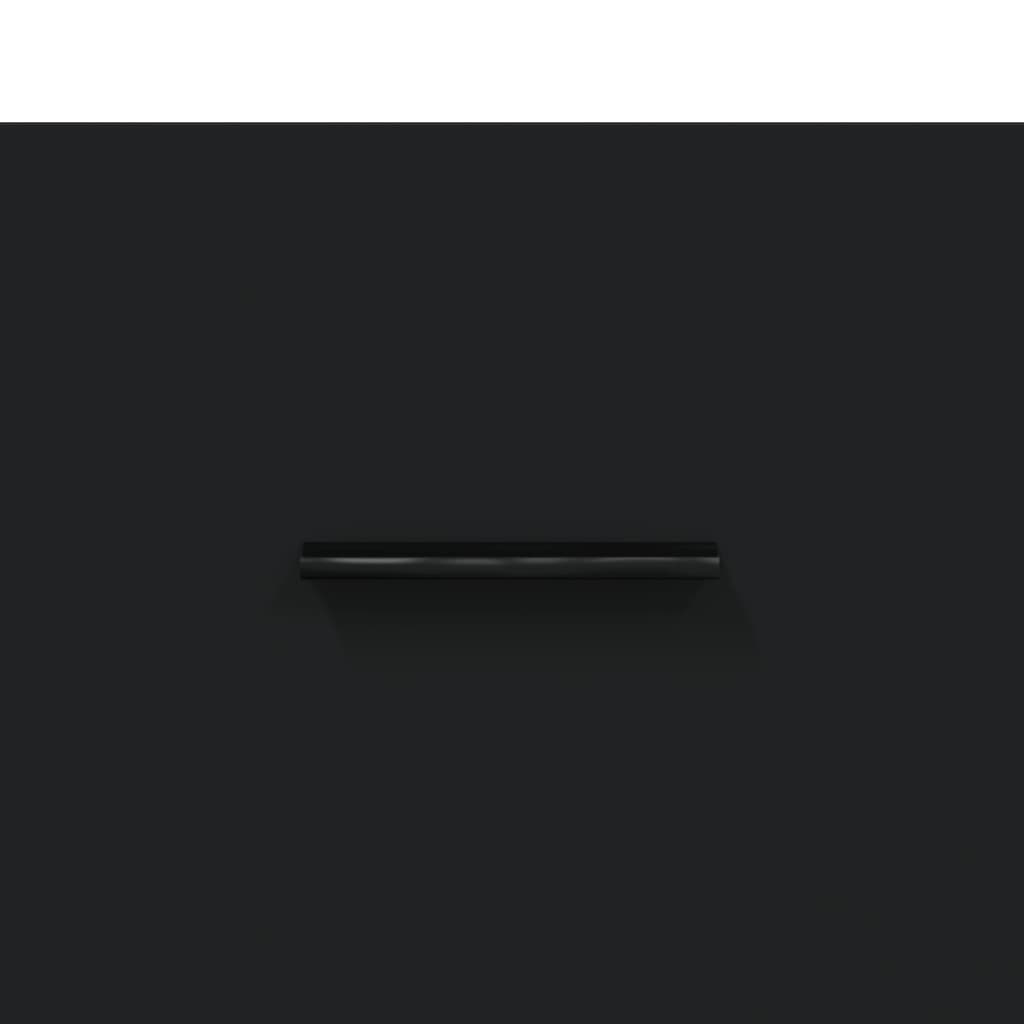 Mobile Porta TV Nero 102x36x50 cm in Legno Multistrato