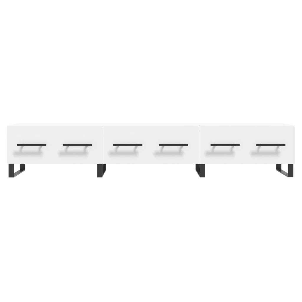 Mobile Porta TV Bianco 150x36x30 cm in Legno Multistrato - homemem39